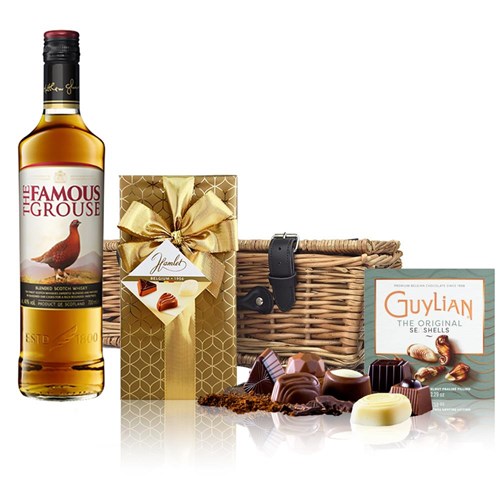 Famous Grouse Blended Scotch Whisky 70cl And Chocolates Hamper